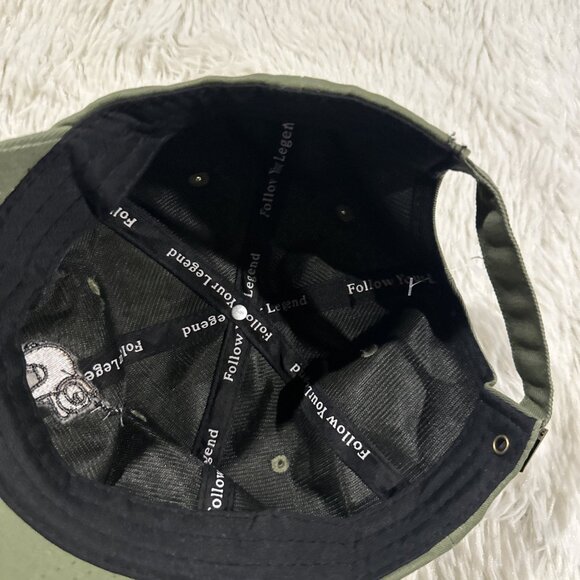 Follow Your Legend Sloth rescue baseball hat adjustable green - Picture 5 of 6